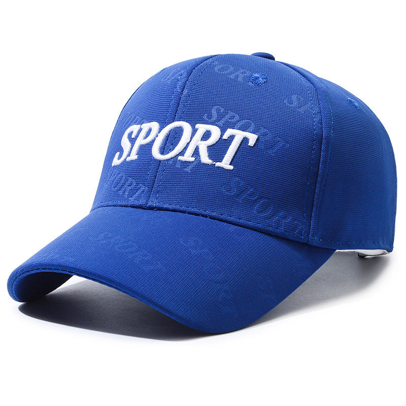 Baseball Cap Letter Embroidery Cap Men's and Women's Fashion Casual Versatile Hat Outdoor Sports Shade Sun Protection Hat
