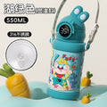 Green [temperature cap] stainless steel children's cup
