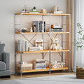 Wood style storage rack for homefloor-standing multi-layer storage rack sweeping robot washing machine under the air high stand