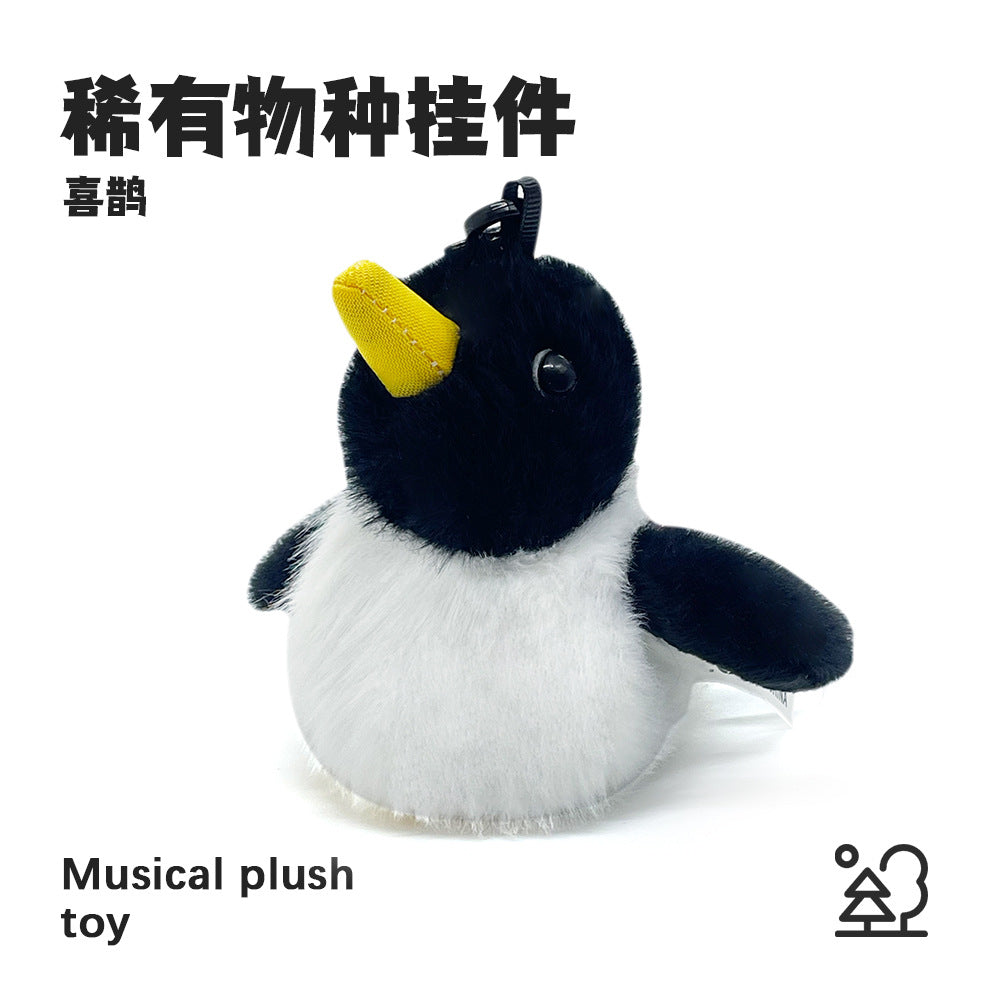 Bird series sparrow cockatiel nest singing recording waving wings bird stuffed doll pendant chick soft cute
