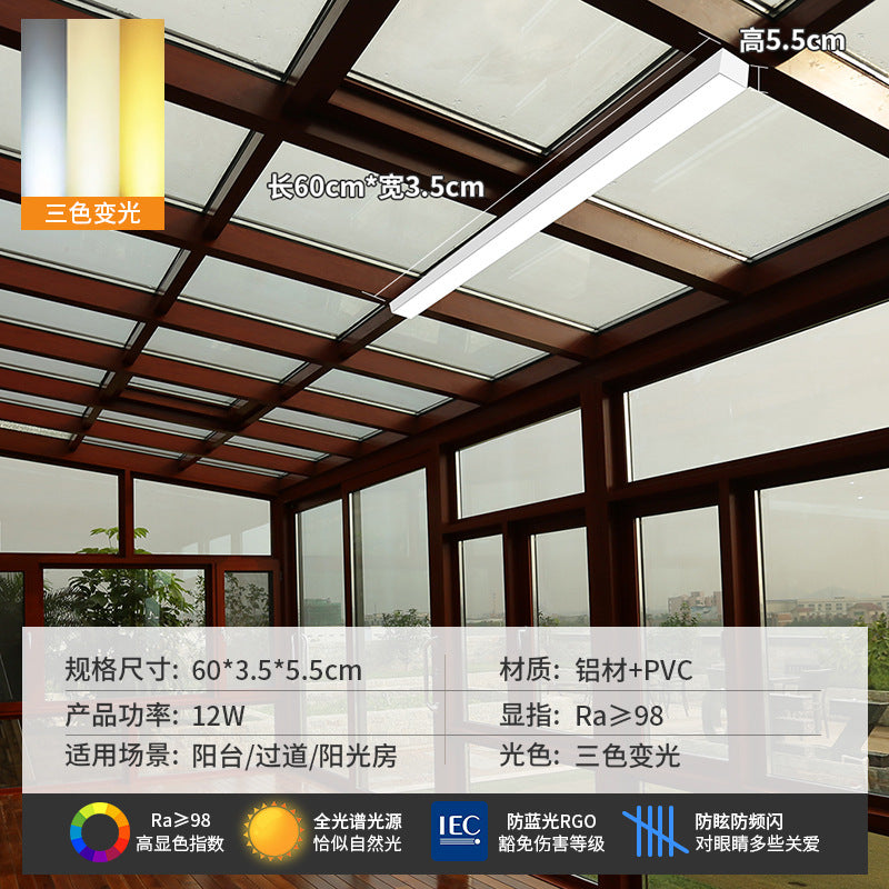 Minimalist aisle light corridor light sun room cloakroom balcony ceiling light minimalistled strip light entrance lamp