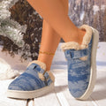 plus sizefleece-linedthickened fur slippers for women fall and winternew arrivalheattech one-leg thick-soled cotton camel shoes batch
