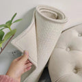 Solid color rug - customizable bedside, bedroom bay window, office mat, large area full coverage living room carpet