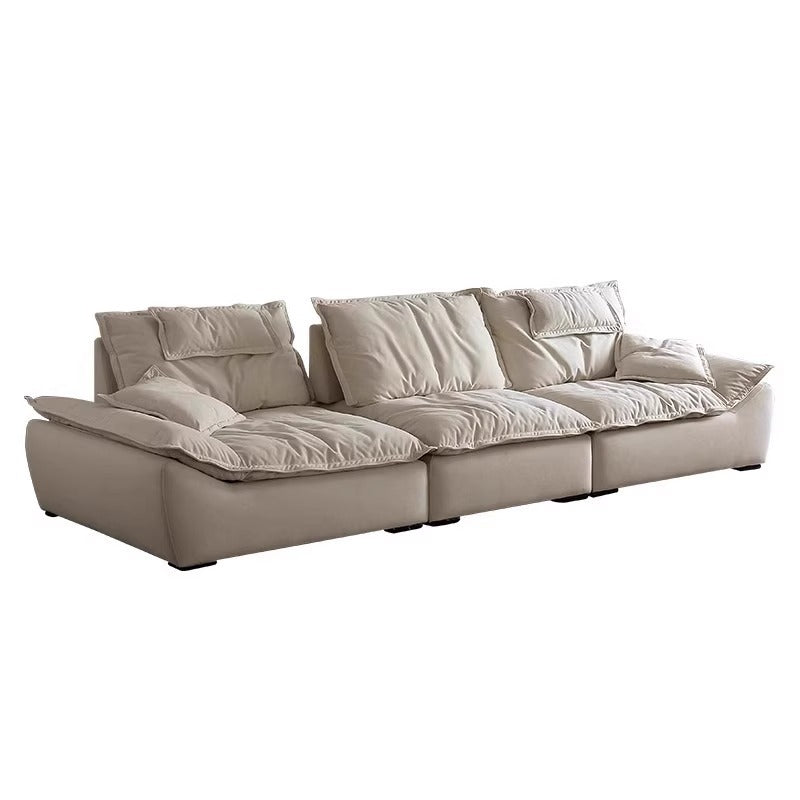 Foshan extra wide seat deep high back adjustable fabric auckland sailboat sofa anti-cat claw cream style sofa