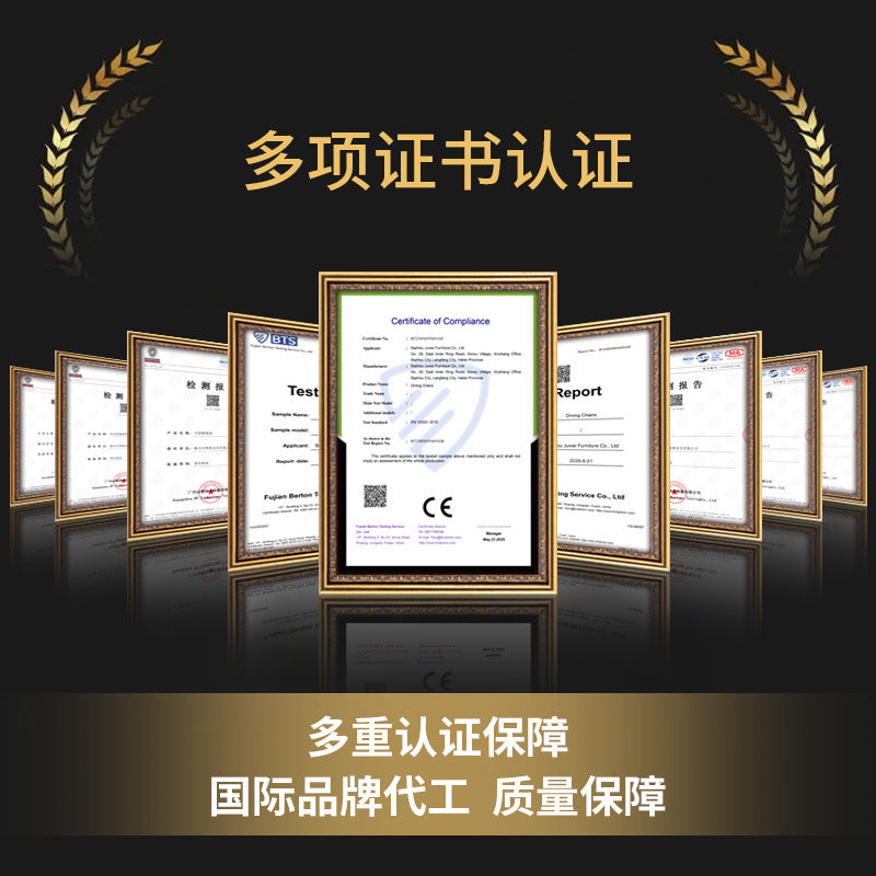 For homemodern casual dining table and chairs light luxury classy small apartment scandinavian restaurant hotel mahjong backrest dining chair