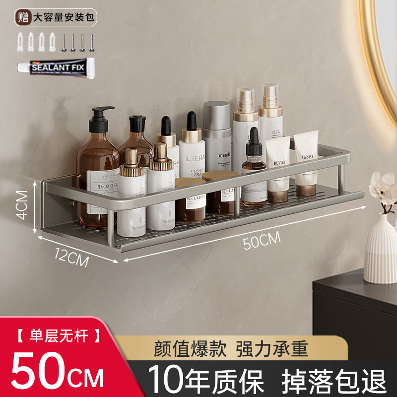No punching toilet rack bathroom toilet hand wash bath washstand wall mounted wall storage rack