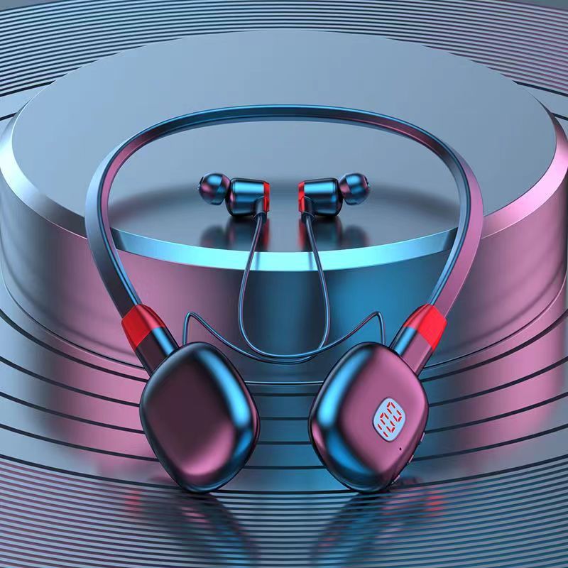 Wireless neckband sports headphones - long battery life, universal compatibility (ios/android), ultra-long standby, bluetooth wireless earbuds
