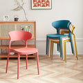 Thickened plastic chair commercial restaurant chair for home dining chair popular back chair office stool training conference seat