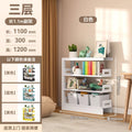Cloud white three-tier add-on shelf [110*30*120cm] - heavy-duty carbon steel