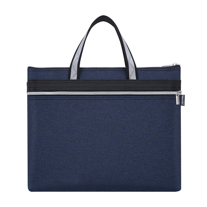 Document bag tote office oxford canvas briefcase large capacity waterproof file bag a4 file folder customizable