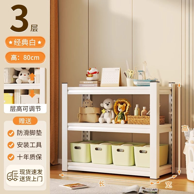 Household storage rack floor-standing multi-layer shelf balcony living room storage rack storage room supermarket express storage display rack