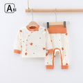 Baby autumn clothes and long pants suit cotton open crotch baby loose pajamas spring & fall clothes kids bottomintimates separates