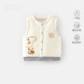 Babibele baby vest - spring, autumn, and winter styles - infant vest, children's warm quilted waistcoat, bone-free outerwear