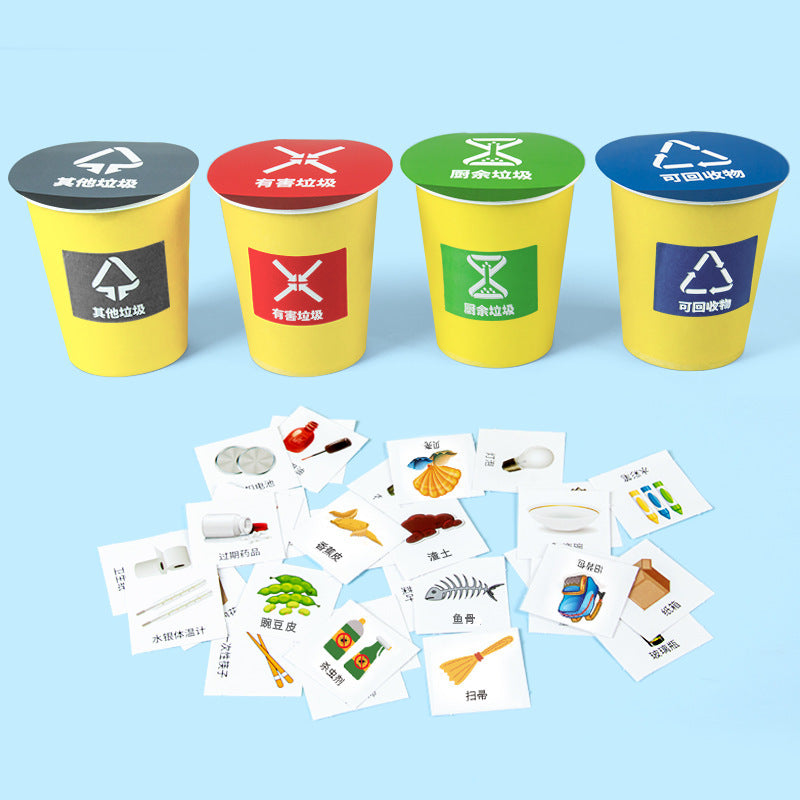 Science experiment DIY garbage sorting children's handmade primary school students kindergarten technology small production material package set
