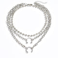 Wholesale pendant necklaces: european & american cross-border jewelry, hip-hop trendy, niche & unique, punk style, multi-layered design statement necklaces