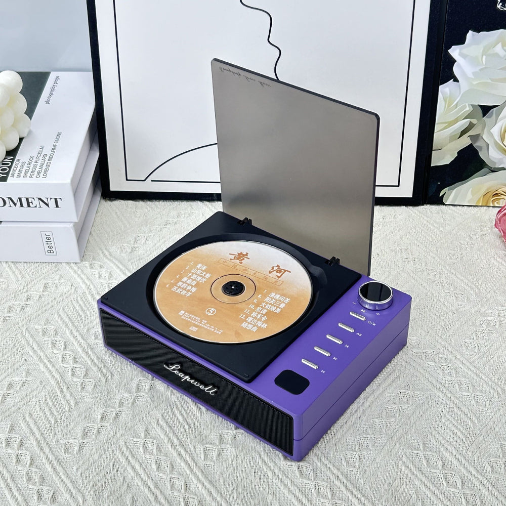 Bayin box 2025 cd player retro usb all-in-one speaker album disc music player two-way bluetooth