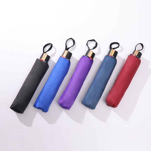 Large ten bone parasol business sunscreen double sun umbrella weather and rain folding umbrella custom logo