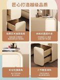Cream bedside table, light luxury french solid wood, small, ultra-narrow, 20cm mini modern simple bedside