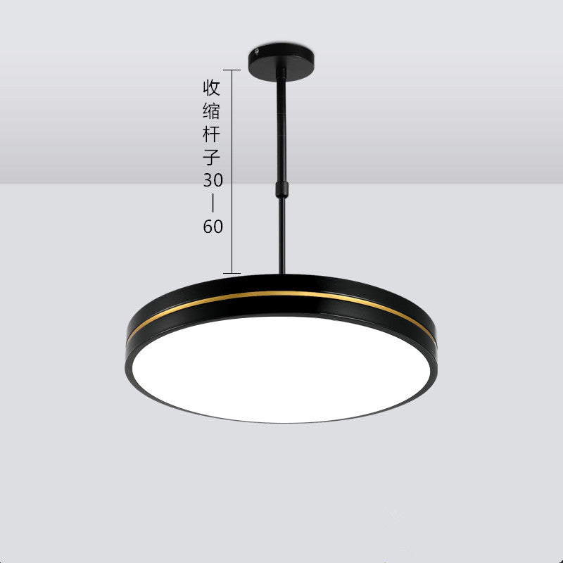 LED round lighting super bright beauty barber shop bedroom chess room simple room Chinese restaurant lamp chandelier