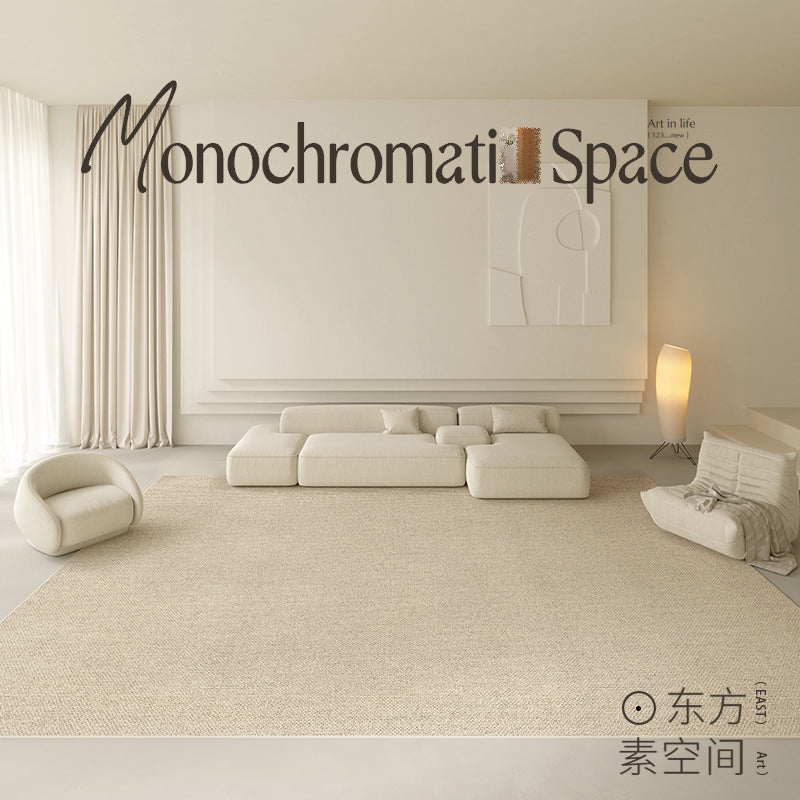 Japanese-style rug for living room, bedroom, bedside, coffee table – premium, light luxury, home use, sound-absorbing floor mat, large area full coverage