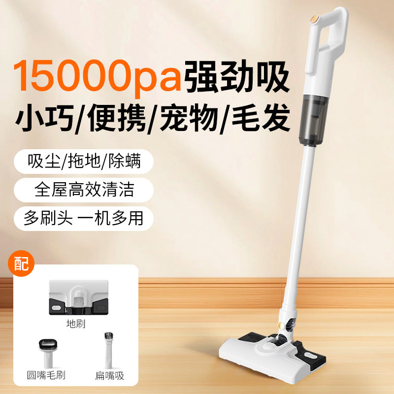Cordless wet & dry vacuum cleaner - handheld & stick vacuum with multiple brush heads - easy to clean