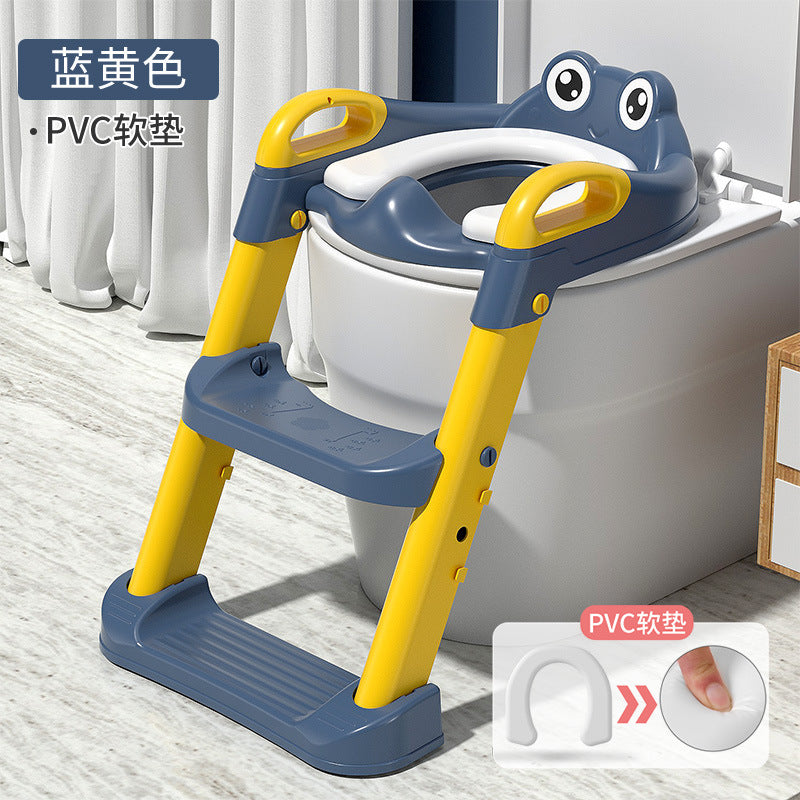 Kids toilet toilet stair type boy girl baby ladder frame cover child toilet seat baby urine bucket stool