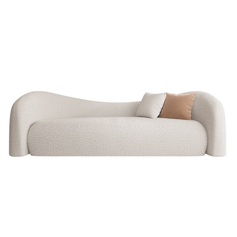 Cream nordic sofa special-shaped living room small apartment modern casual beauty salon rest area suitable for small apartments
