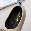 Custom girls' rhinestone flats -  spring/autumn new korean style kids' slip-on princess shoes