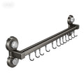 Suction cup kitchen hook, punch-free multi-functional hanging rod, spatula, spoon, knife all-in-one hanging rack, wall-mounted storage rack