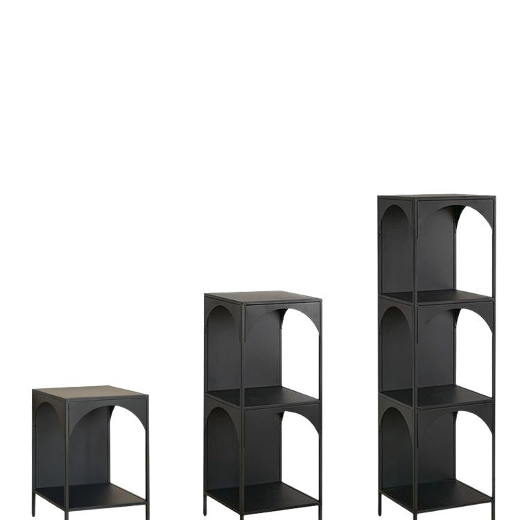Creative iron bookshelf, floor-standing book and magazine rack for living room, corner bookcase, storage and display shelf, display cabinet