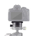 Aluminum alloy panoramic gimbal quick release plate clamp mount for dslr cameras - 360° rotating base panoramic clamp