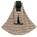 Dark coffee houndstooth
