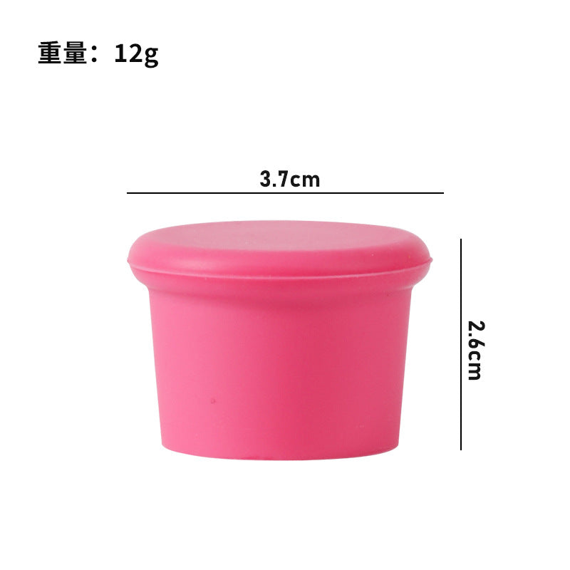 Food-grade silicone bottle cap, cup lid, universal wine stopper, airtight seal, wine preservation cap, eco-friendly wine bottle cap