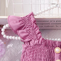Baby & toddler (girls') dress, 3d rose bouquet bustier flutter sleeve dress