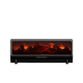New retro fireplace aroma diffuser, 3d simulated charcoal fireplace humidifier, home colorful fireplace flame aromatherapy diffuser