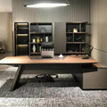 Boss desk office desk executive desk office furniture table and chair combination accessible luxuryclassy modern casual1 workstation