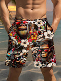 trending men's swim trunks, quick-dry swim shorts, casual athletic beach shorts, new european and american styles