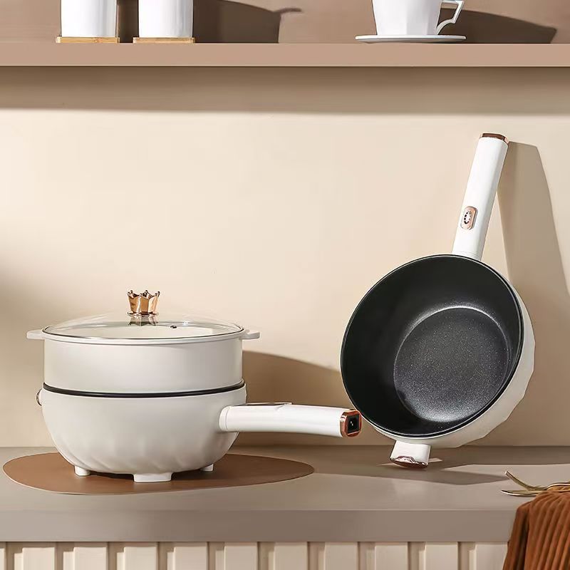 Electric cooking pot all-in-one for home multi-function electric cooking pot steaming, frying and electric hot pot non-stick electric pot
