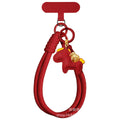 Horse year red mobile phone chain new arrival bracelet mobile phone lanyard woven strong wrist rope leather pony accessories pendant