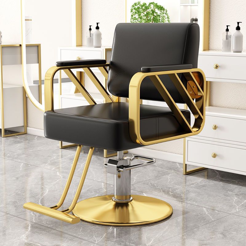 Hairdressing shop special chair hair salon special hair cutting stool classy hairdressing perm and dyeing area adjustable seat hairdressing chair