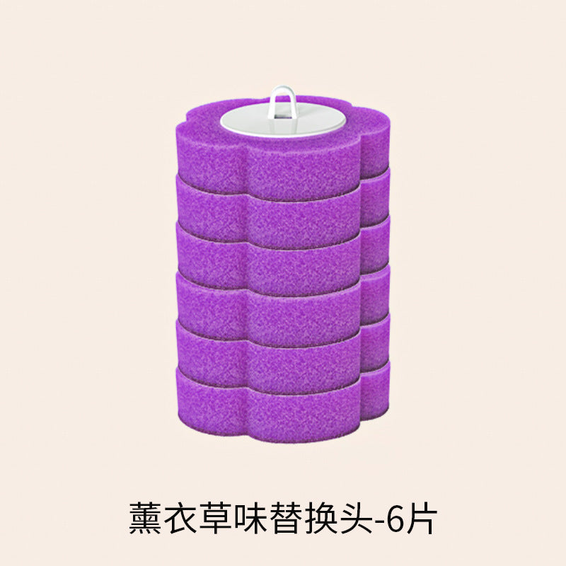 Toilet cleaning brush No dead ends Decontamination Household disposable toilet brush Throwable replacement cotton sheet
