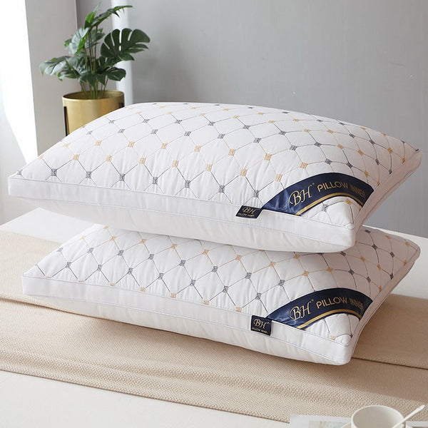 [Customized] Pillow Pillow Core Five-star Hotel Pillow Home Feather Velvet Student Dormitory Whole Head Low Pillow High Pillow