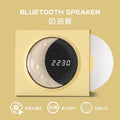 Lan yue clock bluetooth speaker small speaker wireless vinyl cd record player night light atmosphere birthday gift for girls