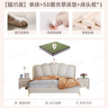 Petal bed + 5d lavender mattress + 1 cabinet combination