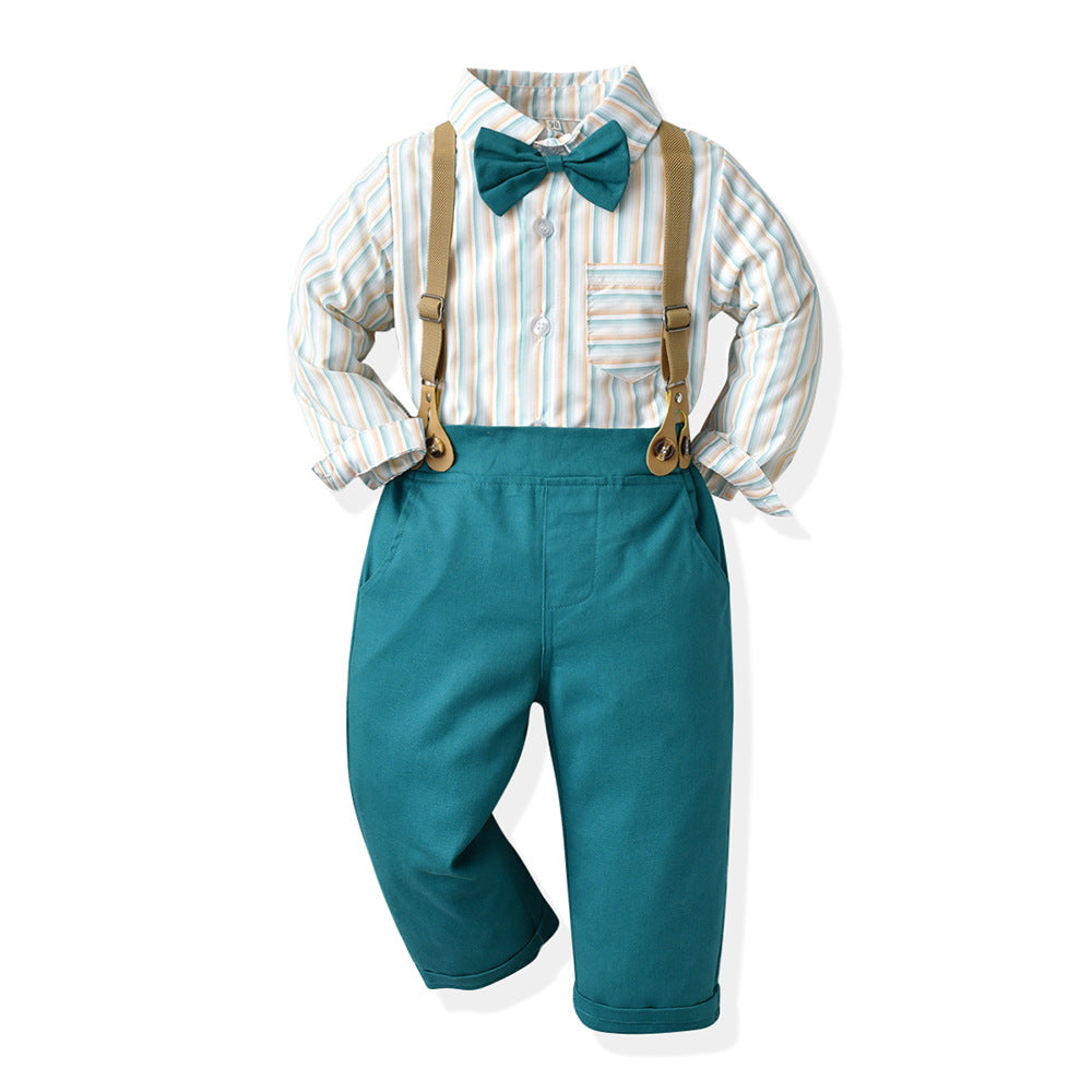 Kids' spring outfit set for boys - new spring/autumn styles for children - gentleman's formal wear for older boys - trendy autumn clothes