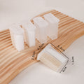 Kitchen for home dispensing seasoning bottle salt shaker moisture-proof sealed seasoning seasoning box double grid seasoning box factory direct sale