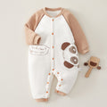 Babibele baby onesies - autumn/winter lightweight cotton, quilted pajamas, rompers, pure cotton baby clothes