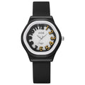 New candy-colored silicone strap waterproof women's watch student watch dopamine color block quartz watch - wholesale from manufacturer
