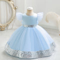 Export ready-made tulle sequinkids dress princess dress baby girl christmas dress baby dress