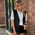 Independent real shot self-built station  fashion  new arrival denim vest waistcoat trendy denim sleeveless vest